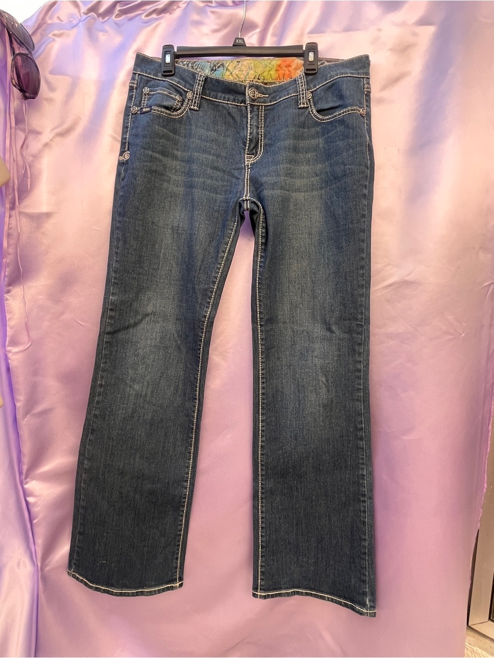 Dark Blue Women’s Straight-Leg Jeans